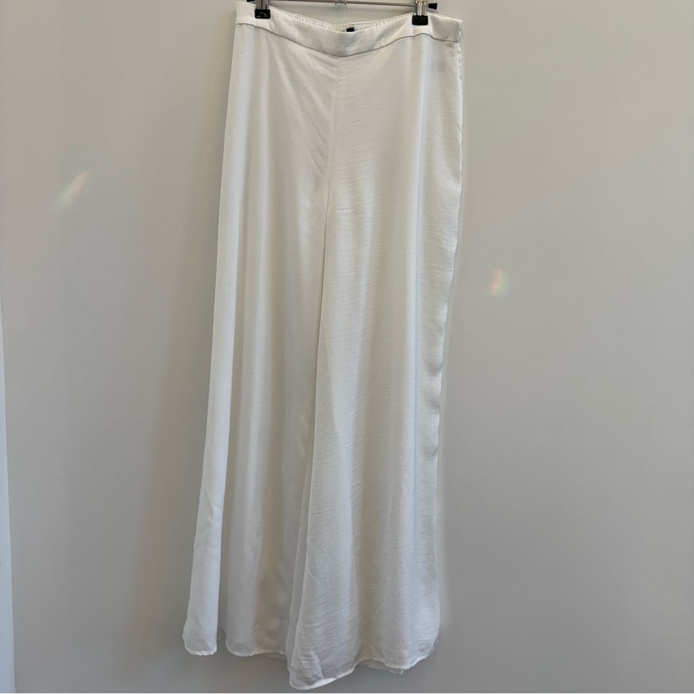 Dynamite White Wide-Leg Pants